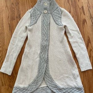 Wool Blend Sweater Jacket